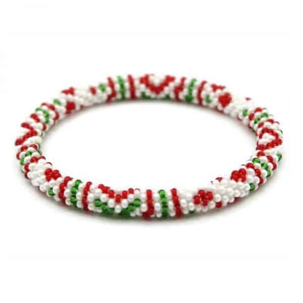 Green Yellow Team Color Nepal Roll On Bracelet Set main image 0